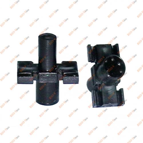 Фотография Клипса №17 (в упак. 100 шт) (крепеж, пистон)