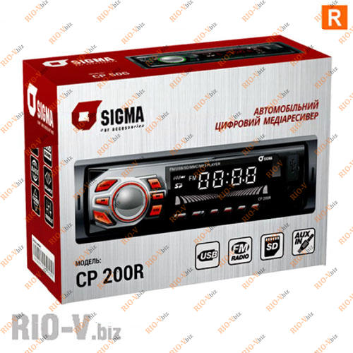 Автомагнитола Sigma CP 200R PRO Фотография Автомагнитола Sigma CP 200R PRO