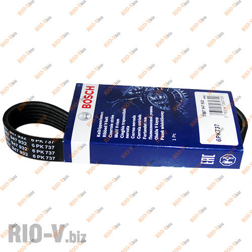 Фотография Ремень генератора 2110 6РК-737 Bosch