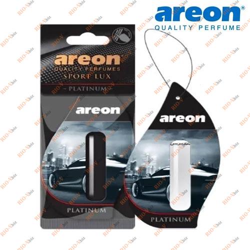 Фотография Освежитель салона на зеркало жидкий 5 мл Platinum (Платина) Sport Lux Liquid Areon