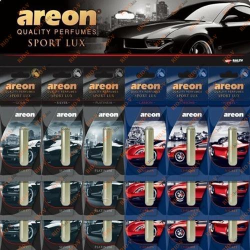 Фотография Освежитель салона на зеркало жидкий 5 мл Platinum (Платина) Sport Lux Liquid Areon