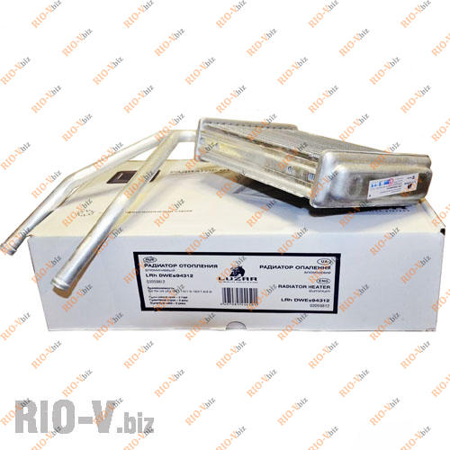 Фотография Радиатор отопителя Нексия алюм до 2008 180х130х42 (печка) Лузар