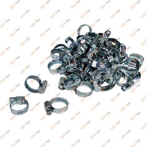 Фотография Хомут червячный 12-22 мм (в упак. 100 шт) Lavita