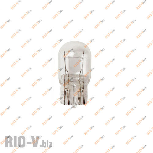 Фотография Лампа б/ц W21W5V 12V большая 2 конт Квант