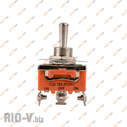 Фотография Тумблер ON-OFF-ON (3 контакта) КНР
