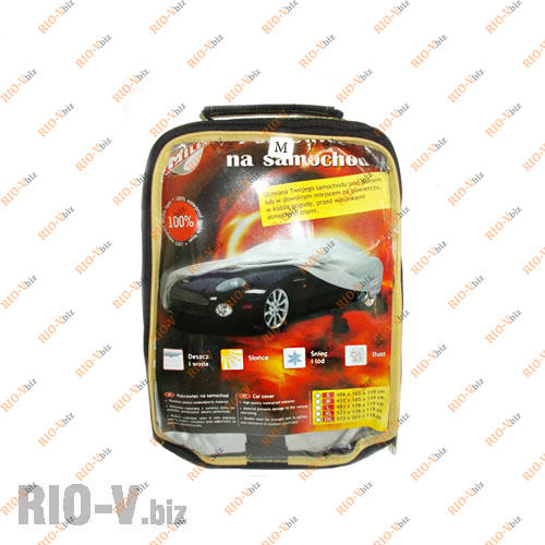 Фотография Тент автомобильный M Milex Polister (зеркало замок сумка) серый PZ-P30021