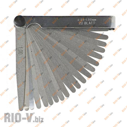 Фотография Щуп регулировки клапанов 0,05 - 1,0 мм (20 шт) Miol