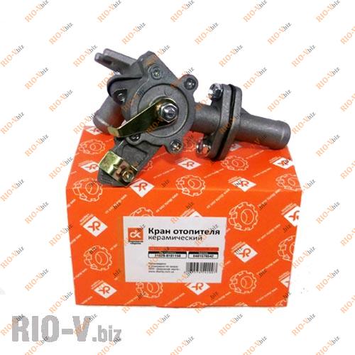 Фотография Кран отопителя 2410, 31029, 3110 ДК керамический (печки)