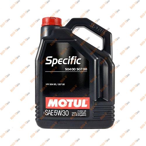 Масло MOTUL 5W-30 5л Specific 504.507 Фотография Масло MOTUL 5W-30 5л Specific 504.507