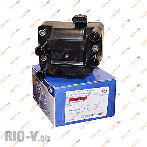 Фотография Модуль зажигания 21073, 2108, 2109, 21099, 2110, 2111, 2112, 21214, 2123 4 контакта (катушка) AT