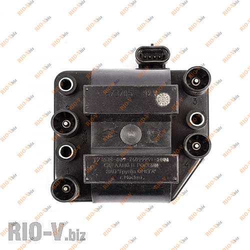 Фотография Модуль зажигания Славута 4 контакта (катушка) Омега-Москва