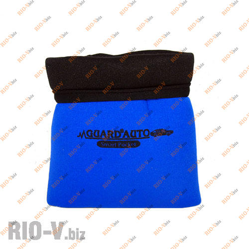 Фотография Автомобильный держатель для телефона Guard синий КАРМАН