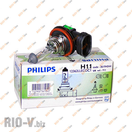 Фотография Лампа H11 12V 55W Philips