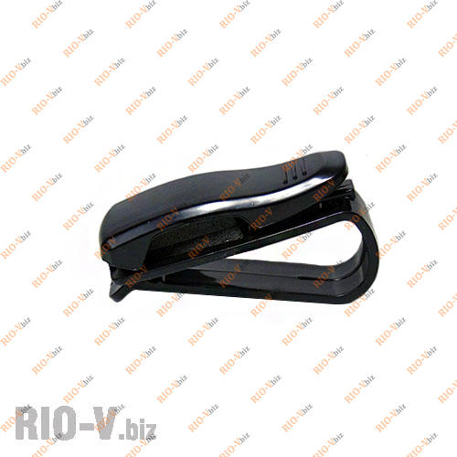 Фотография Автомобильный держатель для очков Autogen 1808 прищепка черный