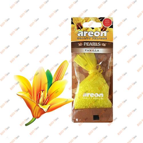 Освежитель салона на зеркало мешочек Vanilla (Ваниль) Pearls Areon Фотография Освежитель салона на зеркало мешочек Vanilla (Ваниль) Pearls Areon