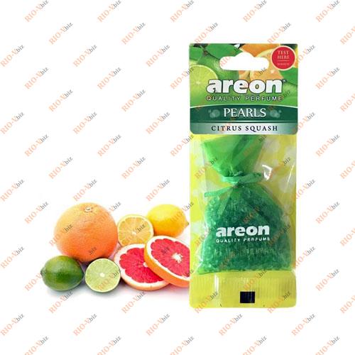 Освежитель салона на зеркало мешочек Citrus Squash (Цитрусовый сквош) Pearls Areon Фотография Освежитель салона на зеркало мешочек Citrus Squash (Цитрусовый сквош) Pearls Areon
