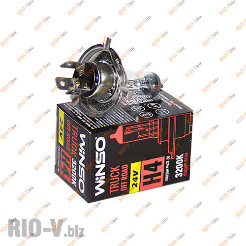 Лампа Winso Halogen P43t-38 H4 24V 100/90W TRUCK OFF ROAD Фотография Лампа Winso Halogen P43t-38 H4 24V 100/90W TRUCK OFF ROAD