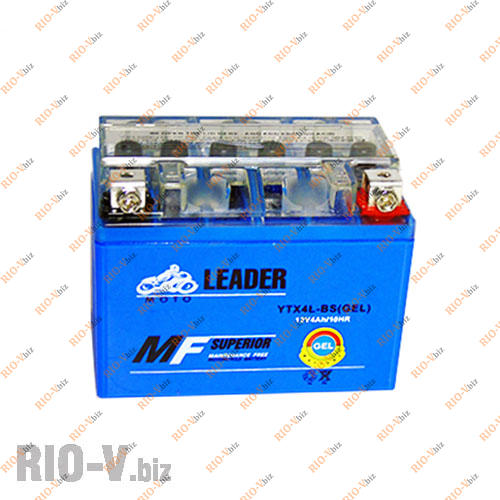 Фотография Аккумулятор Мото 4Аh/YTX4L -BS/ 12В  гель MF