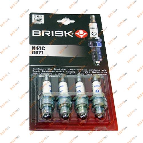 Фотография Свечи Brisk Super-14 ЗАЗ-968М