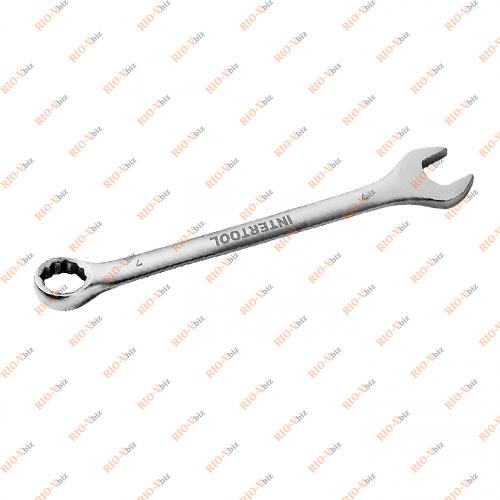 Фотография Ключ рожково-накидной 07 мм Intertool