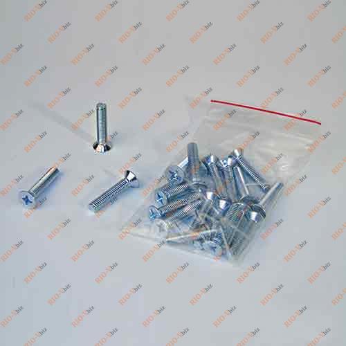 Фотография Винт М6х30 (в упак. 20 шт) пот/гл цб РН Metalvis
