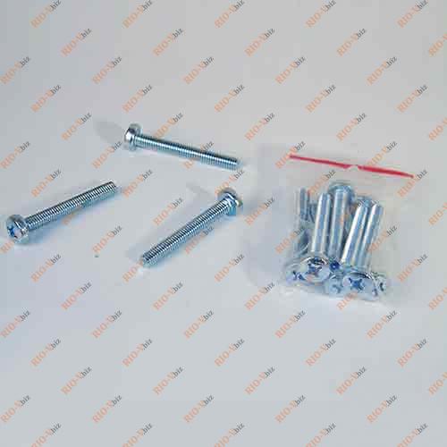 Фотография Винт М6х45 (в упак. 10 шт) цил/гл цб РН Metalvis