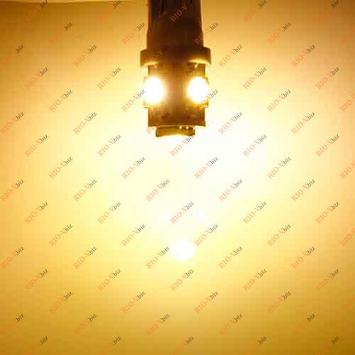 Фотография Лампа б/ц LED Т10 12V 5 диодов белая WHITE кукурузка (к-т 2 шт) Tempest