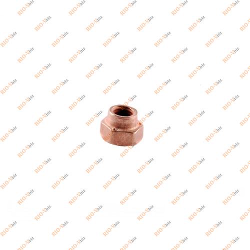 Фотография Гайка колектора М8 х 1,25 випускного мідь 2108, 2109, 21099, 2113, 2114, 2115