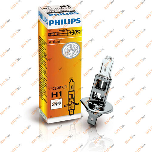 Фотография Лампа H1 12V 55W Philips +30 Преміум