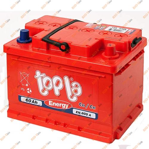 Акумулятор 60А євро 600А Topla Фотография Акумулятор 60А євро 600А Topla