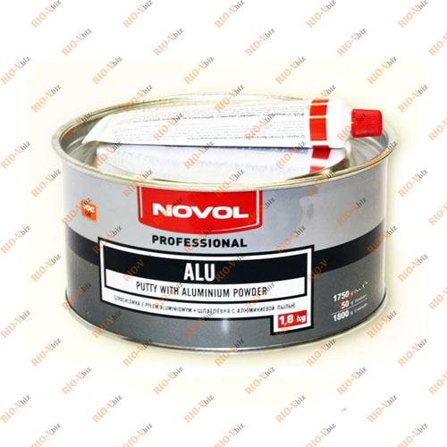 Фотография Шпаклівка Novol ALU (алюм) 1,8кг