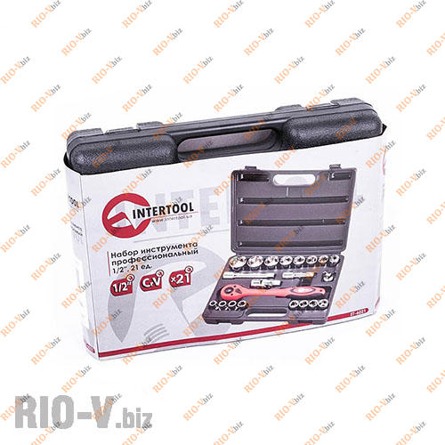 Фотография Набір інструментів 21 од профі Intertool