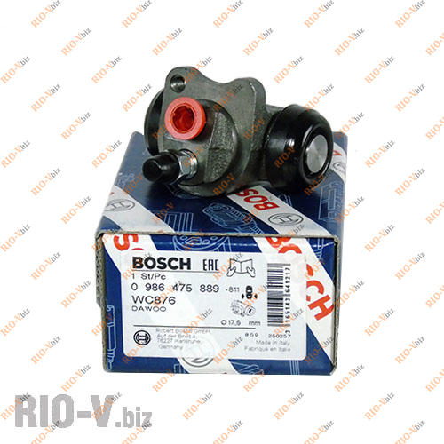 Циліндр задній гальмівний Матіз М100, М150, М200 Bosch Фотография Циліндр задній гальмівний Матіз М100, М150, М200 Bosch