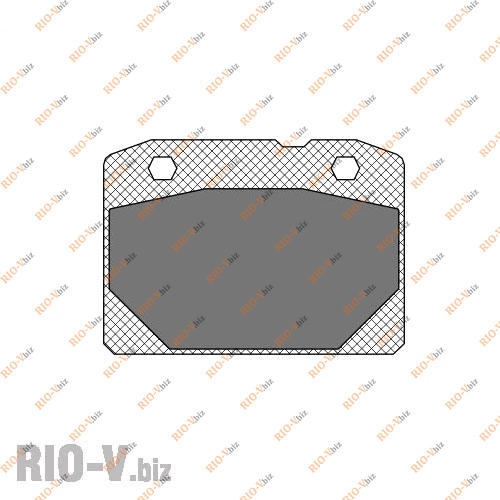 Фотография Колодка передня гальмівна (компл. 4 шт) 2101, 2102, 2103, 2104, 2105, 2106, 2107, 21073 SCT