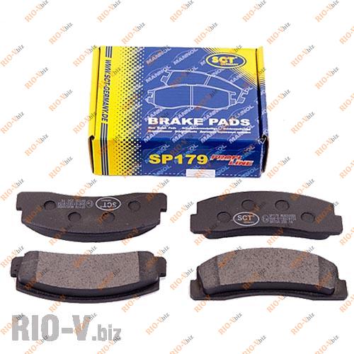 Фотография Колодка передня гальмівна (компл. 4 шт) 2121, 21213, 21214, 2123 SCT