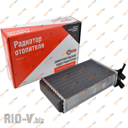 Фотография Радіатор опалювача 2110 алюм (грубка) ДААЗ