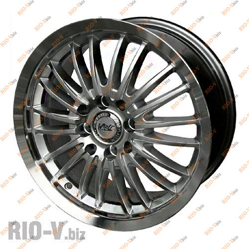 Диск легкосплавний Radar-399Silver R14 Wolf Фотография Диск легкосплавний Radar-399Silver R14 Wolf