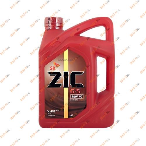 Масло ZIC 80W-90 G-5 4л Фотография Масло ZIC 80W-90 G-5 4л