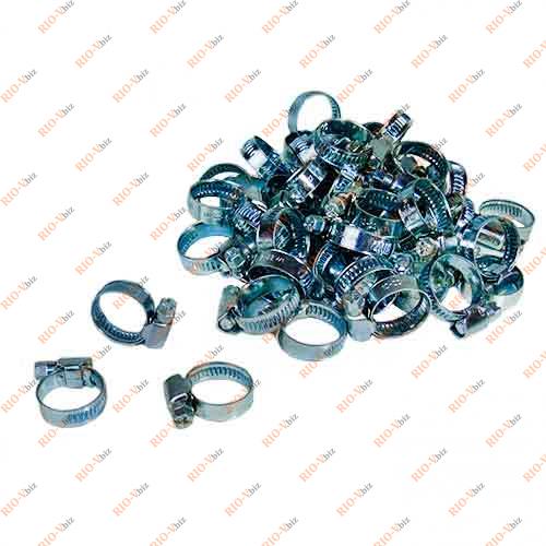 Фотография Хомут черв'ячний 12-22 мм (в упак. 100 шт) Lavita