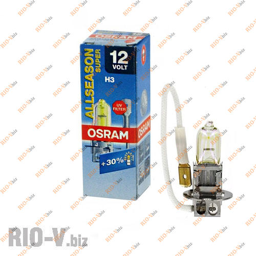 Лампа H3 12V 55W Osram всепогодка Фотография Лампа H3 12V 55W Osram всепогодка