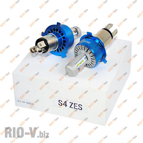 Лампа LED S4 H4 H / L 12V 6000K (к-т 2 шт) ZES LDD Фотография Лампа LED S4 H4 H / L 12V 6000K (к-т 2 шт) ZES LDD