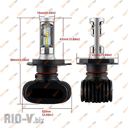 Фотография Лампа LED S1B H4 H / L CSP