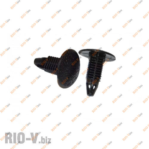 Фотография Кліпса №94 100шт чорна (кріплення, пістон)