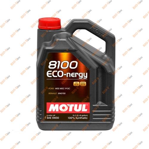 Масло MOTUL 5W-30 5л Eco-Nergy 8100 Фотография Масло MOTUL 5W-30 5л Eco-Nergy 8100