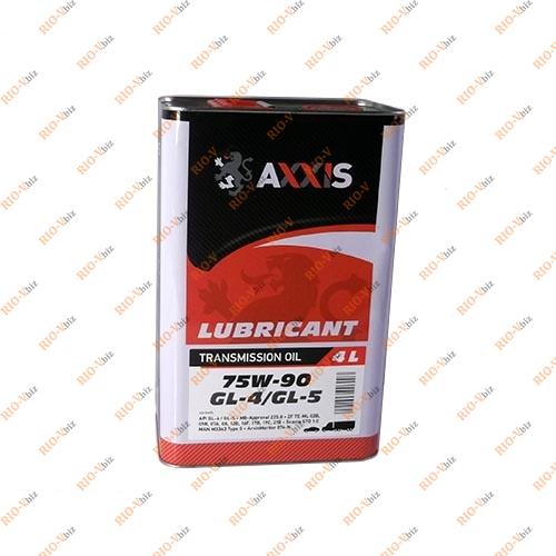 Фотография Масло AXXIS 75W-90 4л GL 4 / GL 5