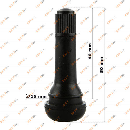 Фотография Вентиль безкамерних чорний КАМА