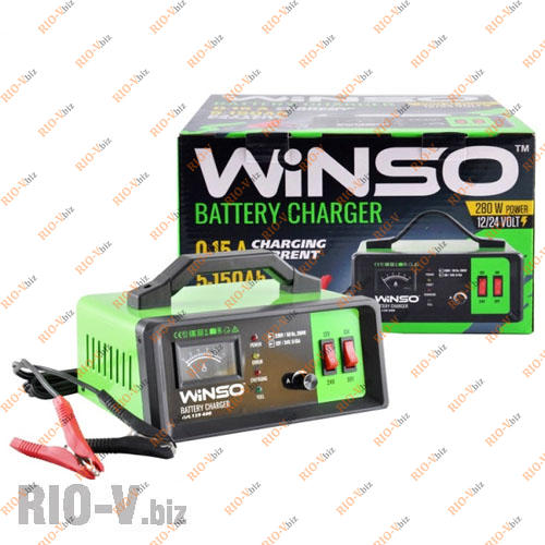 Фотография Зарядний пристрій 12 / 24V 15A Winso