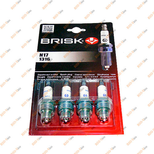 Свічки Brisk Classic 402 дв Фотография Свічки Brisk Classic 402 дв