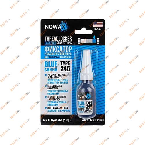 Герметик NOWAX для різьбових з'єднань синій 10 гр Фотография Герметик NOWAX для різьбових з'єднань синій 10 гр