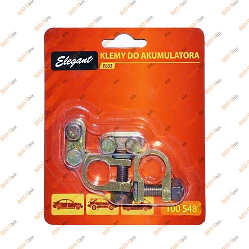 Фотография Клеми акумуляторні Elegant EL 100 548 цинк, латунь покриття